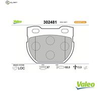 VALEO 302481 Brake pad set