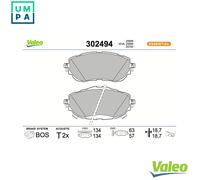 VALEO 302494 Brake pad set