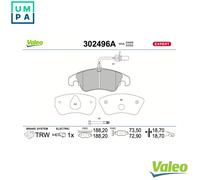Fits VALEO 302496A BRAKE PADS EXPERT ⭐UK Stock⭐