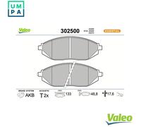 VALEO 302500 Brake pad set