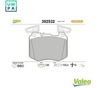 VALEO 302532 Brake pad set