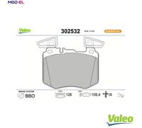 BRAKE PAD SET DISC BRAKE 302532 FOR MERCEDES-BENZ M264.920/274.920 2.0L 4cyl GLC