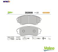 Valeo Brake Pad Set 302608 - Front - Fits Ford Ranger, Mazda B-Series, BT-50 (1999-2015)