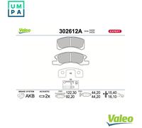 BRAKE PAD SET DISC BRAKE 302612A FOR MITSUBISHI MIRAGE/SPACE/STAR/VI/Hatchback