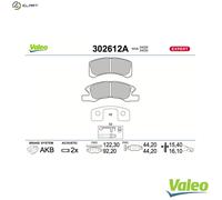 BRAKE PAD SET DISC BRAKE 302612A FOR MITSUBISHI MIRAGE/SPACE/STAR/VI/Hatchback