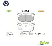 VALEO 302642 Brake pad set