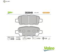 BRAKE PAD SET DISC BRAKE 302648 FOR RENAULT NISSAN TIIDA/Hatchback MURANO 2.5L