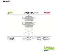 BRAKE PAD SET DISC BRAKE 302649A FOR FORD USA YMCB/YMCA/YLCA/YLCB/BCCA 2.0L 3cyl