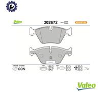 BRAKE PAD SET DISC BRAKE 302672 FOR BMW X1/E84 Z4/Roadster/E89 N47D20C/AC 2.0L