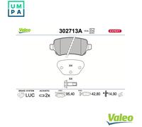 VALEO 302713A Brake pad set