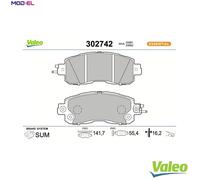 VALEO 302742 Brake pad set
