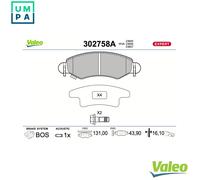 BRAKE PAD SET DISC BRAKE 302758A FOR SUZUKI WAGON/R+ IGNIS/II SUBARU 1.2L 4cyl