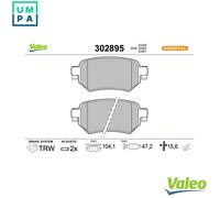VALEO 302895 Brake pad set