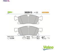 VALEO 302913 Brake pad set