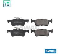 Brake pads Rear Axle 33 10 2614 SWAG for PEUGEOT FORD
