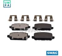 Brake pads Rear Axle 33 10 6345 SWAG for HONDA ACCORD IX Saloon CR-Z HR-V