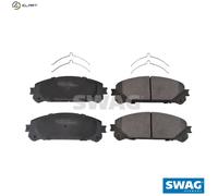 Brake pads Front Axle 33 10 6383 SWAG for TOYOTA LEXUS