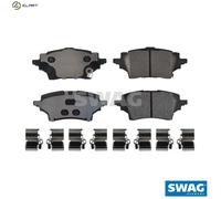 SWAG 33 10 6652 Brake pad set