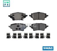 SWAG 33 10 6652 Brake pad set