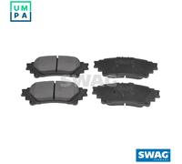 SWAG 33 10 7110 Brake pad set