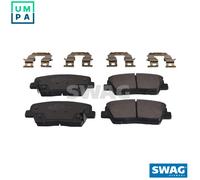 Brake pads Rear Axle 33 10 7139 SWAG for KIA HYUNDAI GENESIS
