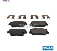 Brake pads Rear Axle 33 10 7139 SWAG for KIA HYUNDAI GENESIS
