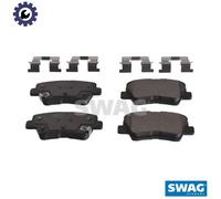 SWAG Autoteile Brake Pad Set 33 10 7172 - Rear Axle Disc Brake - for Hyundai, Kia, Ssangyong