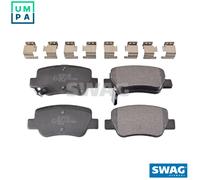 Brake pads Rear Axle 33 10 7331 SWAG for TOYOTA AVENSIS Saloon AVENSIS Estate