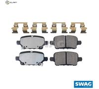 SWAG 33 10 7489 Brake pad set