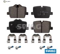 SWAG 33 10 7556 Brake pad set