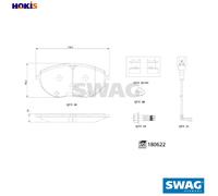 SWAG 33 10 7793 Brake pad set