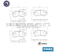 BRAKE PAD SET DISC BRAKE 33 10 7998 FOR PEUGEOT BOXER/Van/Bus/Platform/Chassis