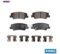 Brake pads Rear Axle 33 11 0384 SWAG for HYUNDAI KIA