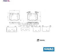 BRAKE PAD SET DISC BRAKE 33 11 0391 FOR MERCEDES-BENZ M264.920/274.920 2.0L GLC