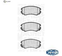Brake pads 363916060277 MAGNETI MARELLI for HYUNDAI KIA SSANGYONG