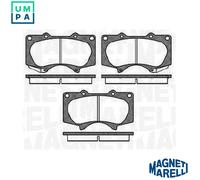 Brake pads 363916060409 MAGNETI MARELLI for TOYOTA MITSUBISHI