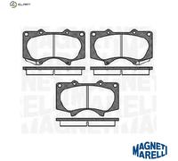 MAGNETI MARELLI 363916060409 Brake pad set