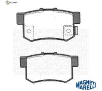 MAGNETI MARELLI 363916060461 Brake pad set