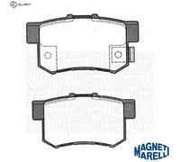 MAGNETI MARELLI 363916060461 Brake pad set