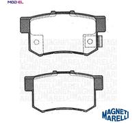 MAGNETI MARELLI 363916060461 Brake pad set