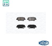 MAGNETI MARELLI 363916060852 Brake pad set