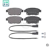 ABS All Brake Systems Brake Pad Set 37560 – Rear Disc for Ford Transit (07-14)