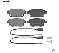 ABS All Brake Systems Brake Pad Set 37560 – Rear Disc for Ford Transit (07-14)