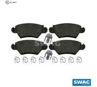 SWAG 40 91 6445 Brake pad set