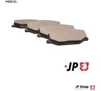 JP Group Brake Pad Set 4763600310 - Front Disc Brake - For Suzuki Grand Vitara I, Jimny