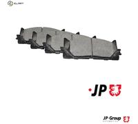 JP GROUP 4863603710 Brake pad set