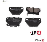 Brake pads Rear Axle 4863701510 JP GROUP for TOYOTA AVENSIS AVENSIS Liftback