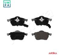 ASHIKA 50-00-0004 Brake pad set