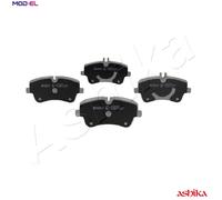 ASHIKA 50-00-0067 Brake pad set