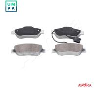 Brake pads Front Axle 50-00-0070 ASHIKA for FIAT FORD